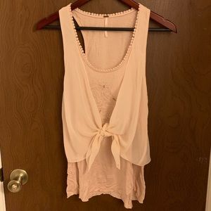Free People Romantic Blush Tunic